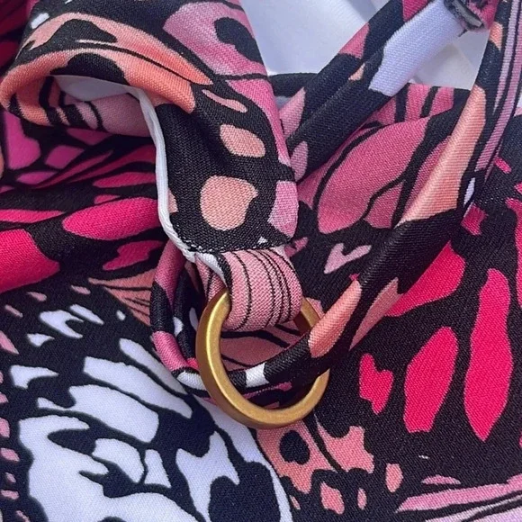 L*Space Printed Topanga One Piece Swimsuit, wings n things - Picture 9 of 12